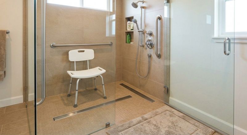 Elderly Shower Installation in Portland, ME
